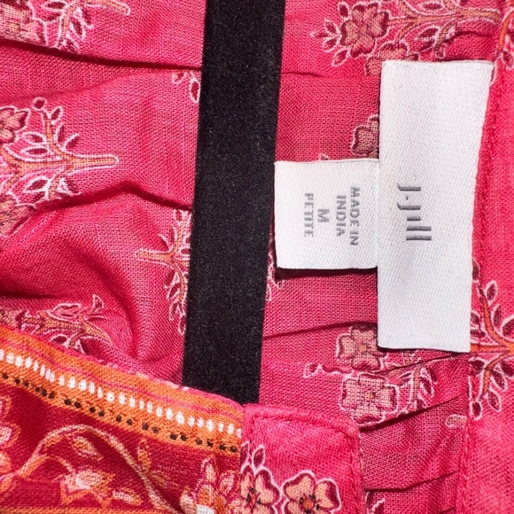 J. Jill Pink and Orange Patterned Top - Picture 2 of 4